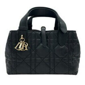 Christian Dior Toujours Black Calfskin Handbag Hardware